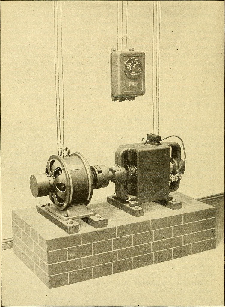 An illustration from Konstruktion, Bau und Betrieb von Funkeninduktoren und deren Anwendung, mit besonderer Berücksichtigung der Röntgenstrahlen-Technik, 1904, leaf 139