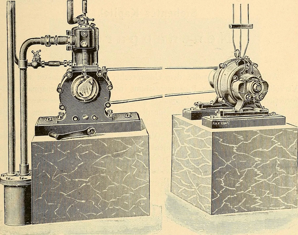 An illustration from Konstruktion, Bau und Betrieb von Funkeninduktoren und deren Anwendung, mit besonderer Berücksichtigung der Röntgenstrahlen-Technik, 1904, leaf 140