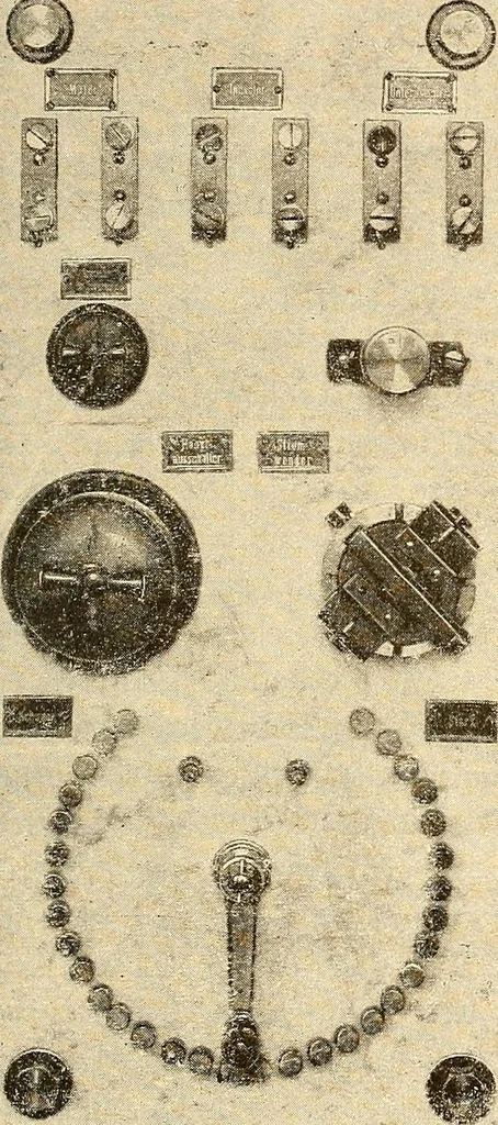 An illustration from Konstruktion, Bau und Betrieb von Funkeninduktoren und deren Anwendung, mit besonderer Berücksichtigung der Röntgenstrahlen-Technik, 1904, leaf 148