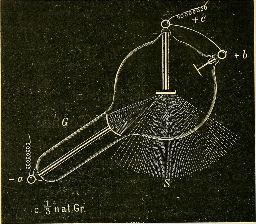 An illustration from Konstruktion, Bau und Betrieb von Funkeninduktoren und deren Anwendung, mit besonderer Berücksichtigung der Röntgenstrahlen-Technik, 1904, leaf 173