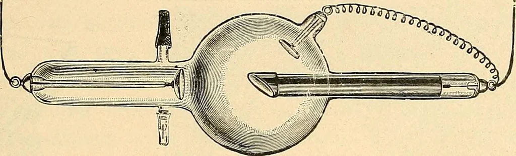 An illustration from Konstruktion, Bau und Betrieb von Funkeninduktoren und deren Anwendung, mit besonderer Berücksichtigung der Röntgenstrahlen-Technik, 1904, leaf 174