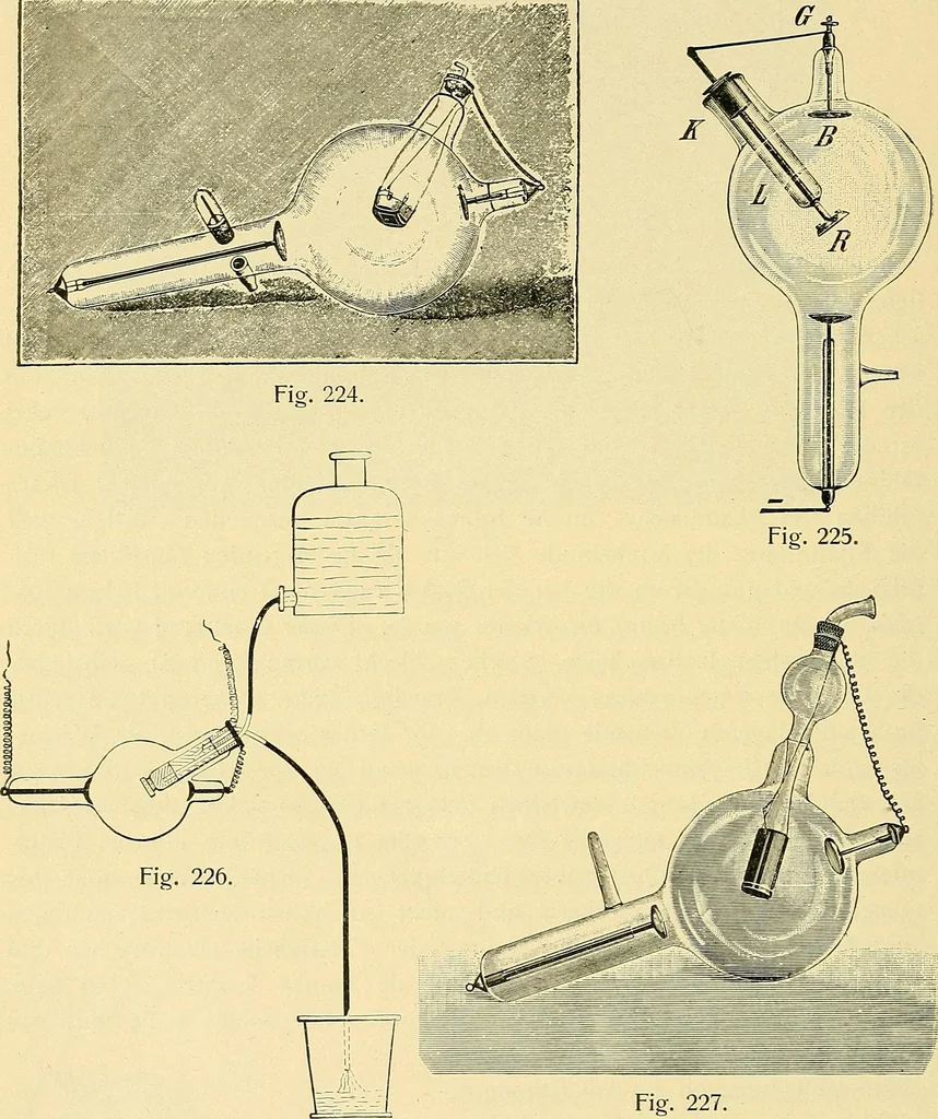 An illustration from Konstruktion, Bau und Betrieb von Funkeninduktoren und deren Anwendung, mit besonderer Berücksichtigung der Röntgenstrahlen-Technik, 1904, leaf 175