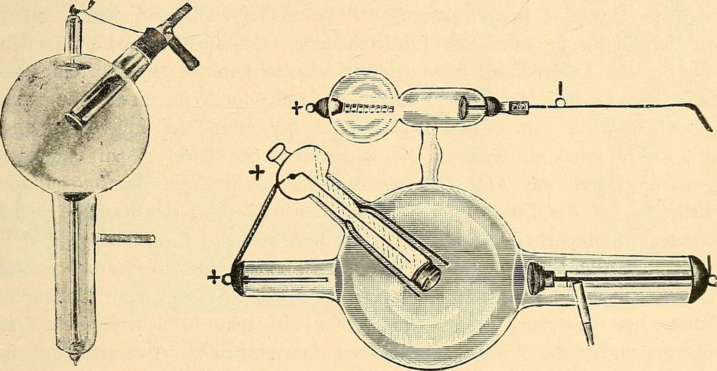 An illustration from Konstruktion, Bau und Betrieb von Funkeninduktoren und deren Anwendung, mit besonderer Berücksichtigung der Röntgenstrahlen-Technik, 1904, leaf 176