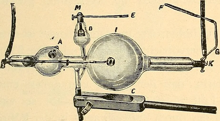 An illustration from Konstruktion, Bau und Betrieb von Funkeninduktoren und deren Anwendung, mit besonderer Berücksichtigung der Röntgenstrahlen-Technik, 1904, leaf 178