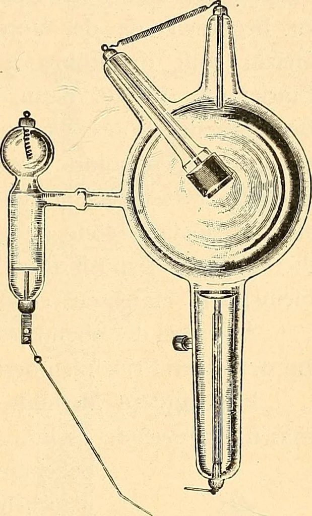 An illustration from Konstruktion, Bau und Betrieb von Funkeninduktoren und deren Anwendung, mit besonderer Berücksichtigung der Röntgenstrahlen-Technik, 1904, leaf 178