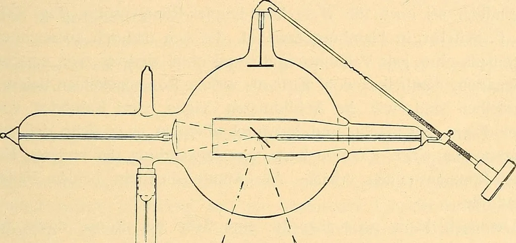 An illustration from Konstruktion, Bau und Betrieb von Funkeninduktoren und deren Anwendung, mit besonderer Berücksichtigung der Röntgenstrahlen-Technik, 1904, leaf 182
