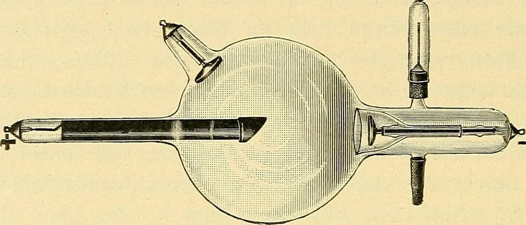 An illustration from Konstruktion, Bau und Betrieb von Funkeninduktoren und deren Anwendung, mit besonderer Berücksichtigung der Röntgenstrahlen-Technik, 1904, leaf 183