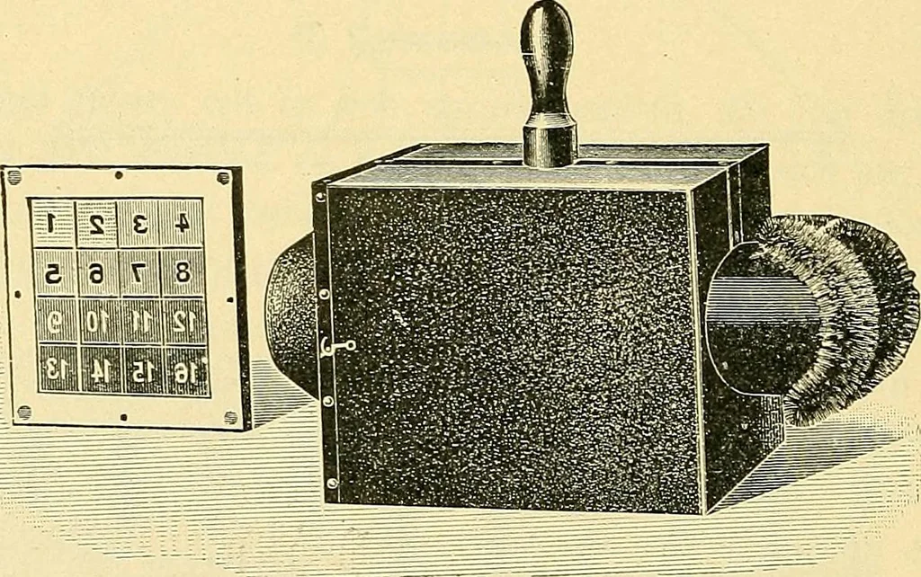 An illustration from Konstruktion, Bau und Betrieb von Funkeninduktoren und deren Anwendung, mit besonderer Berücksichtigung der Röntgenstrahlen-Technik, 1904, leaf 209