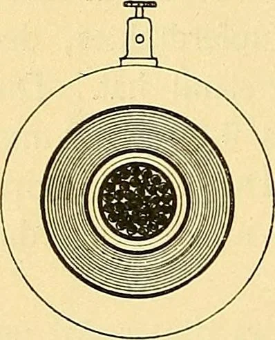 An illustration from Konstruktion, Bau und Betrieb von Funkeninduktoren und deren Anwendung, mit besonderer Berücksichtigung der Röntgenstrahlen-Technik, 1904, leaf 21