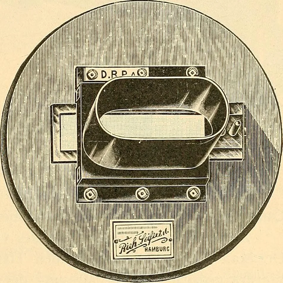 An illustration from Konstruktion, Bau und Betrieb von Funkeninduktoren und deren Anwendung, mit besonderer Berücksichtigung der Röntgenstrahlen-Technik, 1904, leaf 212