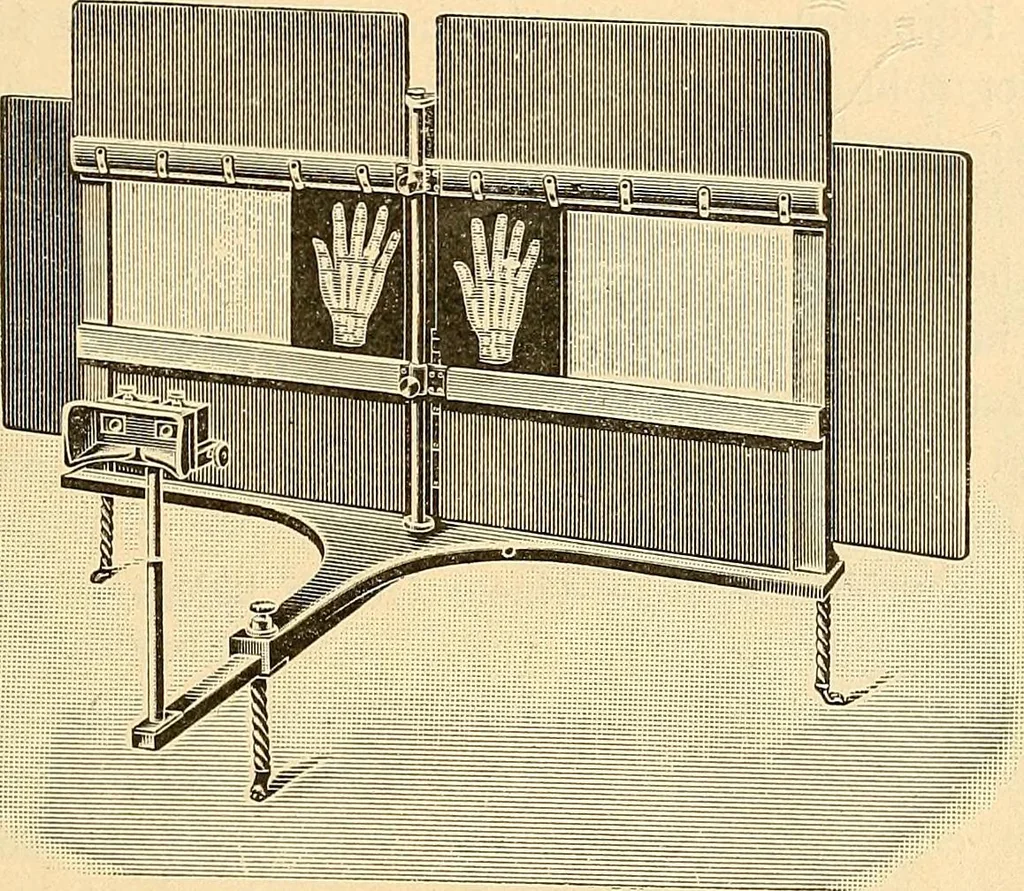 An illustration from Konstruktion, Bau und Betrieb von Funkeninduktoren und deren Anwendung, mit besonderer Berücksichtigung der Röntgenstrahlen-Technik, 1904, leaf 220