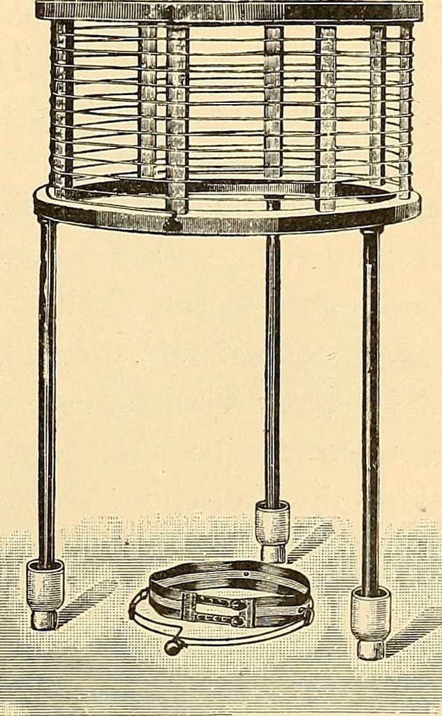 An illustration from Konstruktion, Bau und Betrieb von Funkeninduktoren und deren Anwendung, mit besonderer Berücksichtigung der Röntgenstrahlen-Technik, 1904, leaf 242