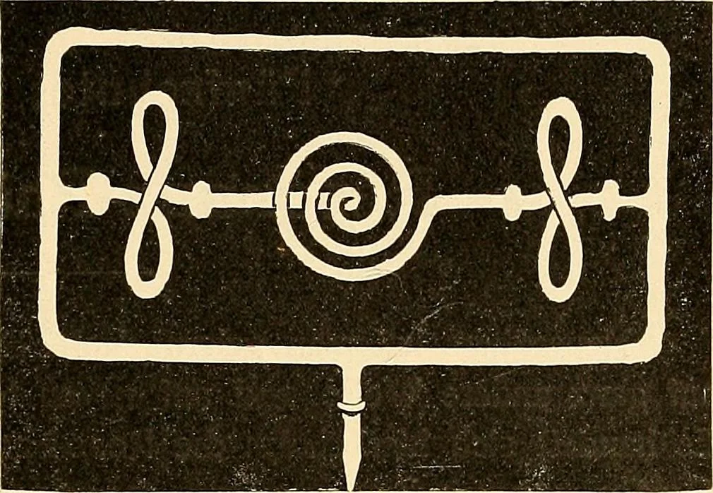 An illustration from Konstruktion, Bau und Betrieb von Funkeninduktoren und deren Anwendung, mit besonderer Berücksichtigung der Röntgenstrahlen-Technik, 1904, leaf 250