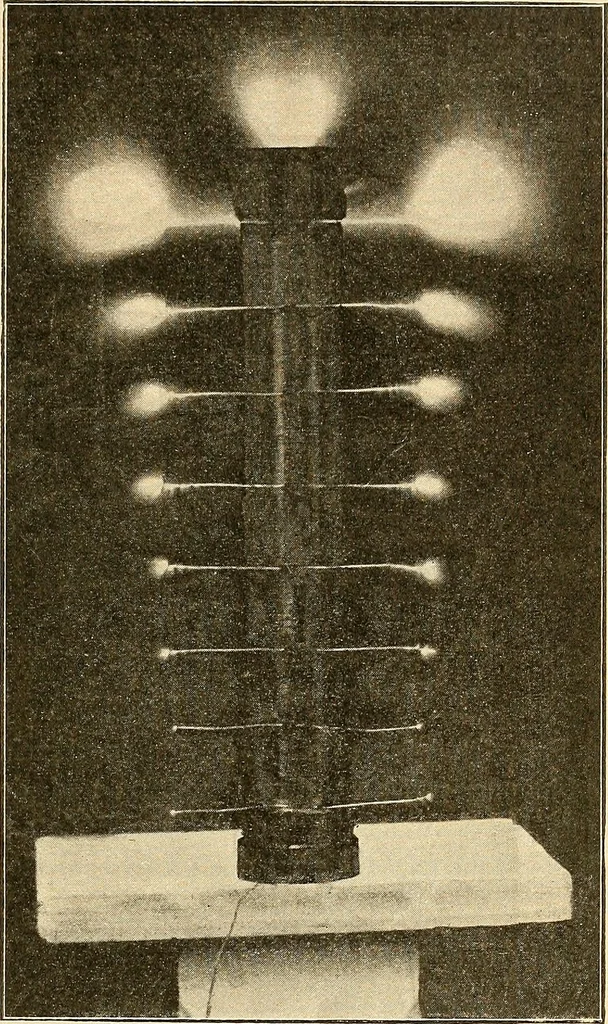 An illustration from Konstruktion, Bau und Betrieb von Funkeninduktoren und deren Anwendung, mit besonderer Berücksichtigung der Röntgenstrahlen-Technik, 1904, leaf 252