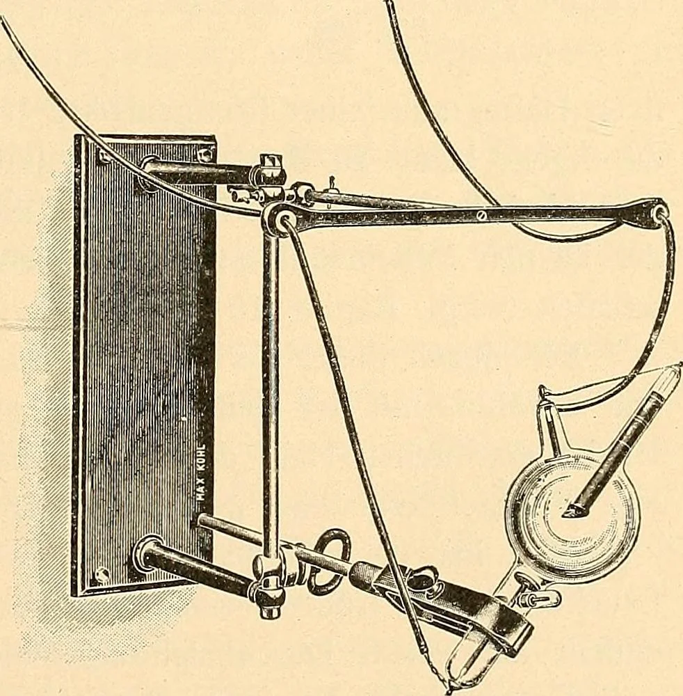 An illustration from Konstruktion, Bau und Betrieb von Funkeninduktoren und deren Anwendung, mit besonderer Berücksichtigung der Röntgenstrahlen-Technik, 1904, leaf 272