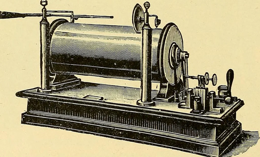 An illustration from Konstruktion, Bau und Betrieb von Funkeninduktoren und deren Anwendung, mit besonderer Berücksichtigung der Röntgenstrahlen-Technik, 1904, leaf 65