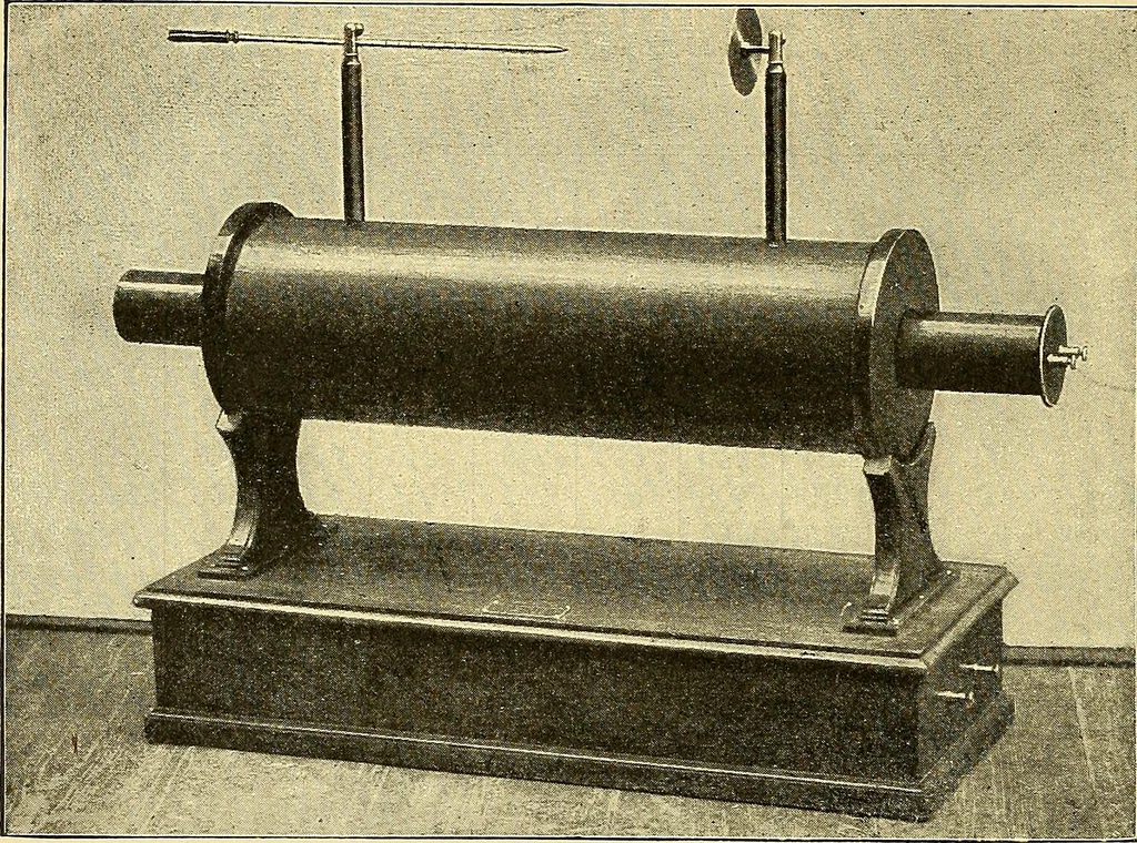 An illustration from Konstruktion, Bau und Betrieb von Funkeninduktoren und deren Anwendung, mit besonderer Berücksichtigung der Röntgenstrahlen-Technik, 1904, leaf 67