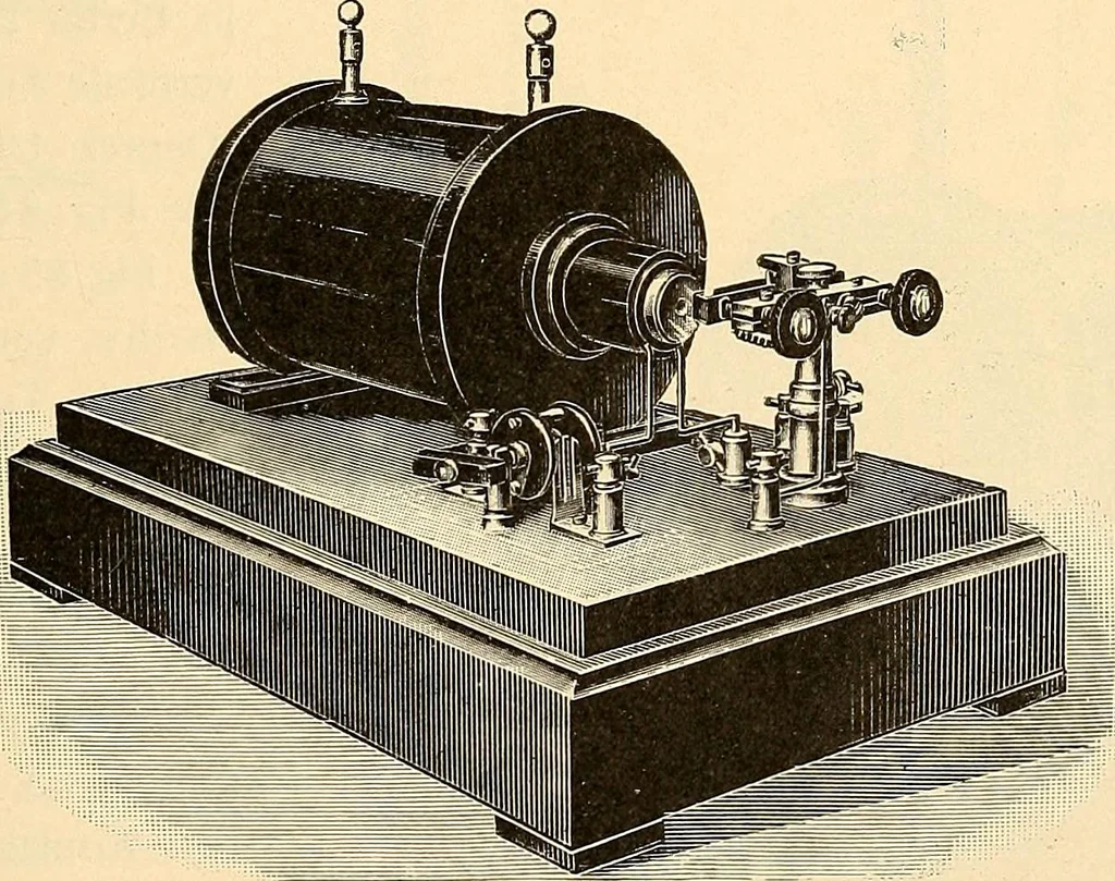 An illustration from Konstruktion, Bau und Betrieb von Funkeninduktoren und deren Anwendung, mit besonderer Berücksichtigung der Röntgenstrahlen-Technik, 1904, leaf 78