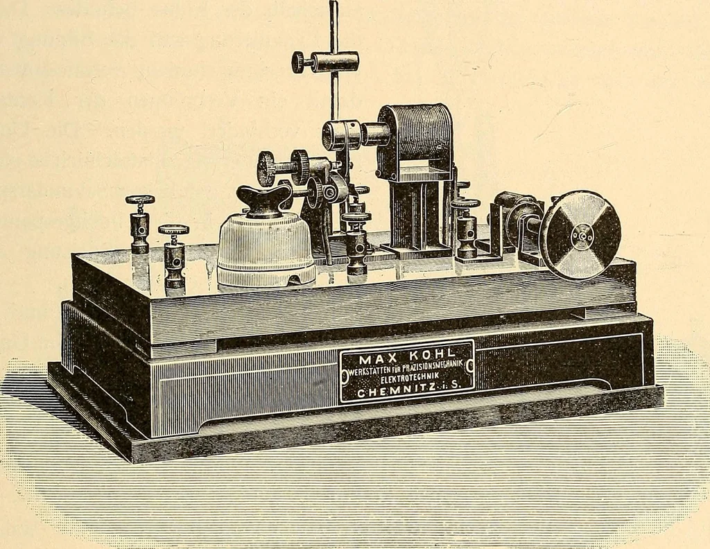 An illustration from Konstruktion, Bau und Betrieb von Funkeninduktoren und deren Anwendung, mit besonderer Berücksichtigung der Röntgenstrahlen-Technik, 1904, leaf 82