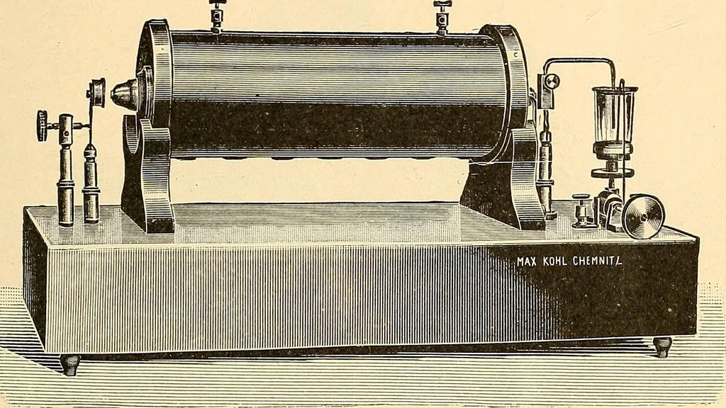 An illustration from Konstruktion, Bau und Betrieb von Funkeninduktoren und deren Anwendung, mit besonderer Berücksichtigung der Röntgenstrahlen-Technik, 1904, leaf 84