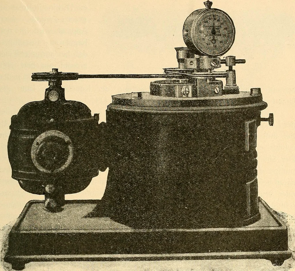 An illustration from Konstruktion, Bau und Betrieb von Funkeninduktoren und deren Anwendung, mit besonderer Berücksichtigung der Röntgenstrahlen-Technik, 1904, leaf 98