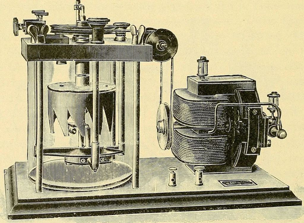 An illustration from Konstruktion, Bau und Betrieb von Funkeninduktoren und deren Anwendung, mit besonderer Berücksichtigung der Röntgenstrahlen-Technik, 1904, leaf 99