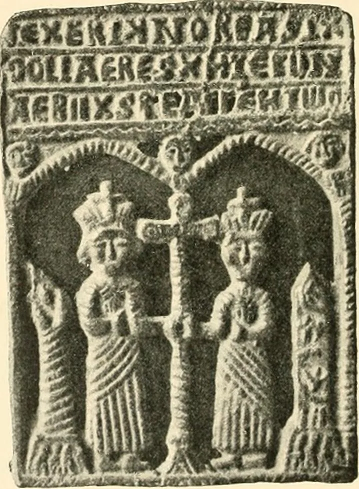 An illustration from Koptische Kunst, 1904, leaf 421