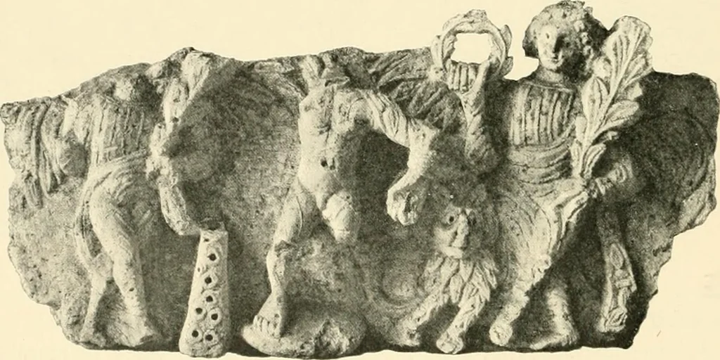 An illustration from Koptische Kunst, 1904, leaf 57