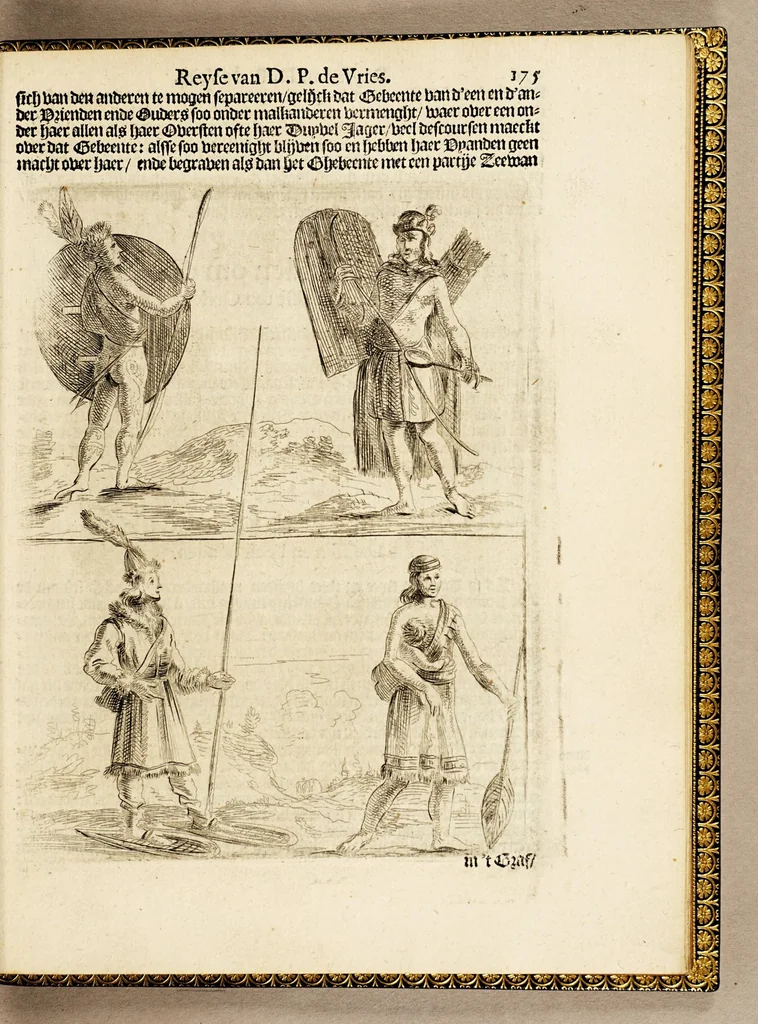 An illustration from Korte historiael, ende journaels aenteyckeninge, van verscheyden voyagiens in de vier deelen des wereldts-ronde, : als Europa, Africa, Asia, ende Amerika gedaen,, 1655, leaf 191
