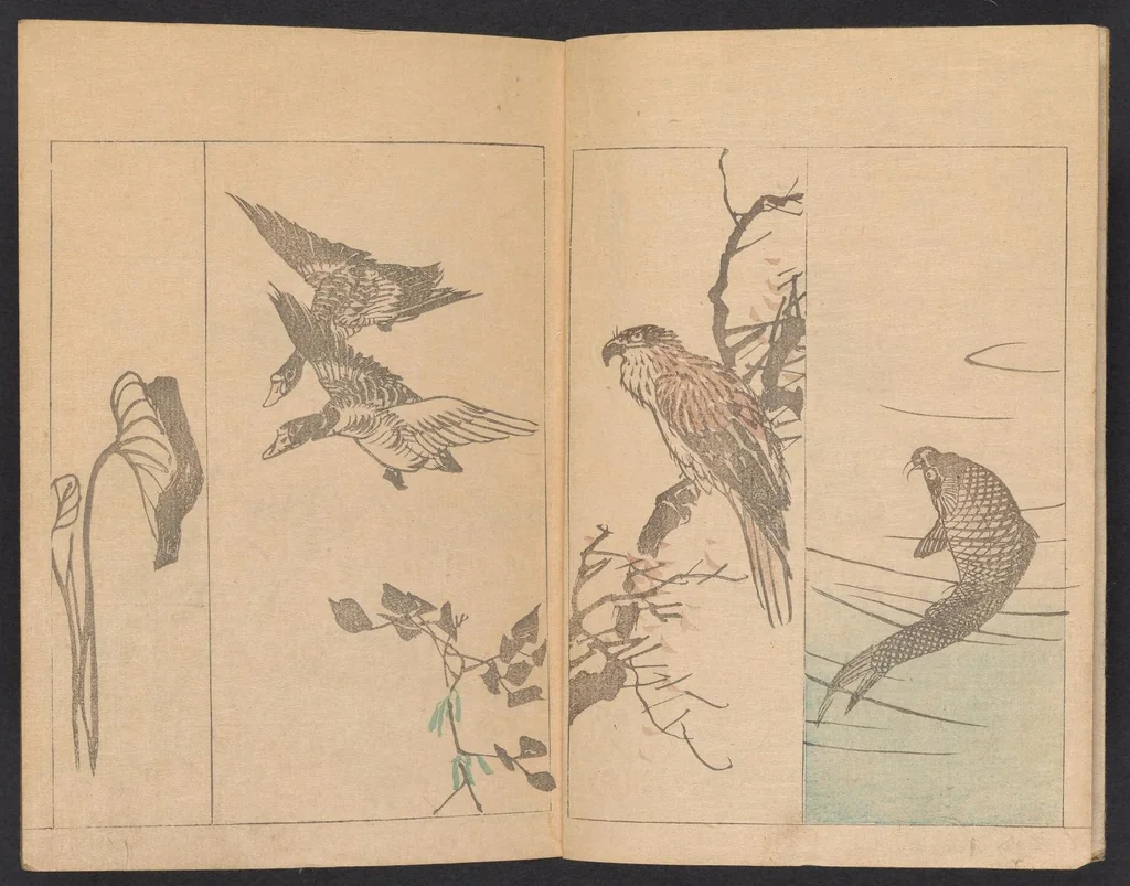 An illustration from [Kōchō gafu, 1834, leaf 3