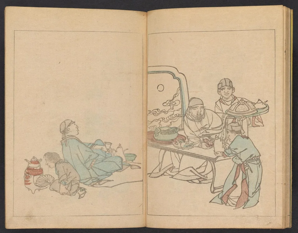 An illustration from Kōchō gafu, 1834, leaf 10