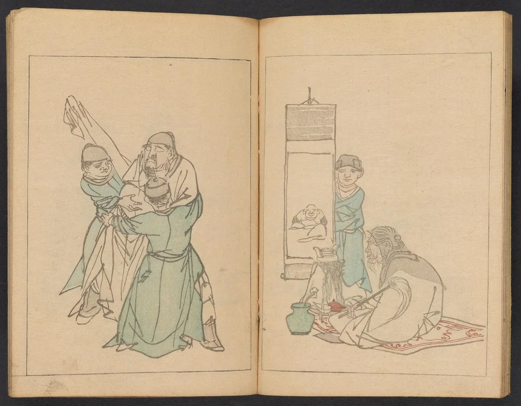An illustration from Kōchō gafu, 1834, leaf 11