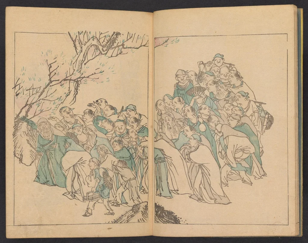 An illustration from Kōchō gafu, 1834, leaf 5