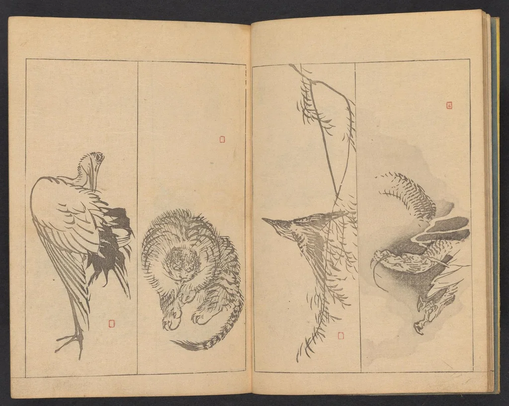 An illustration from Kōchō gafu, 1834, leaf 7