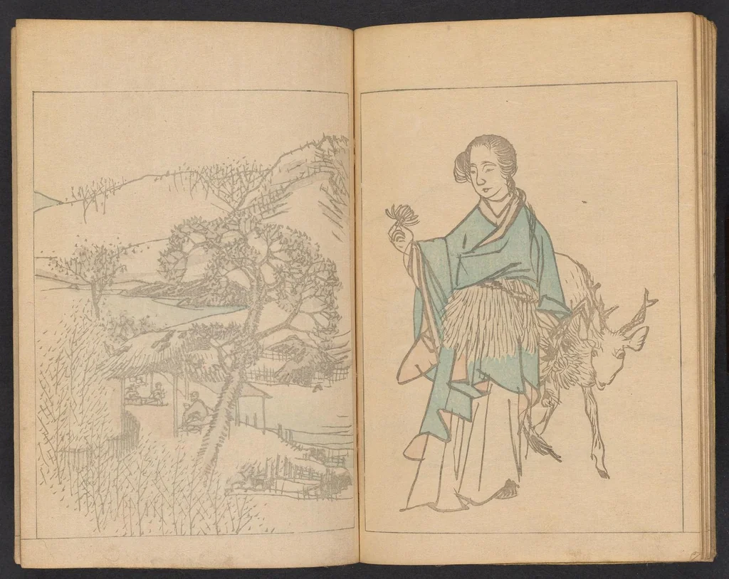 An illustration from Kōchō gafu, 1834, leaf 11