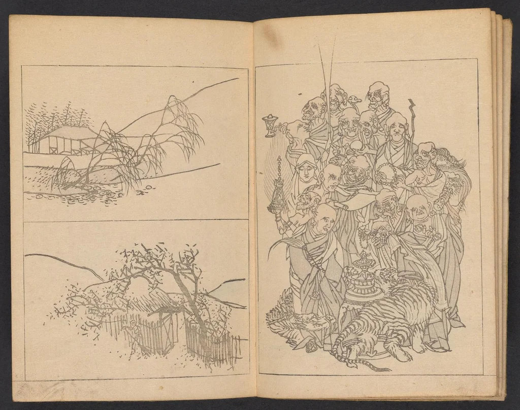 An illustration from Kōchō gafu, 1834, leaf 5