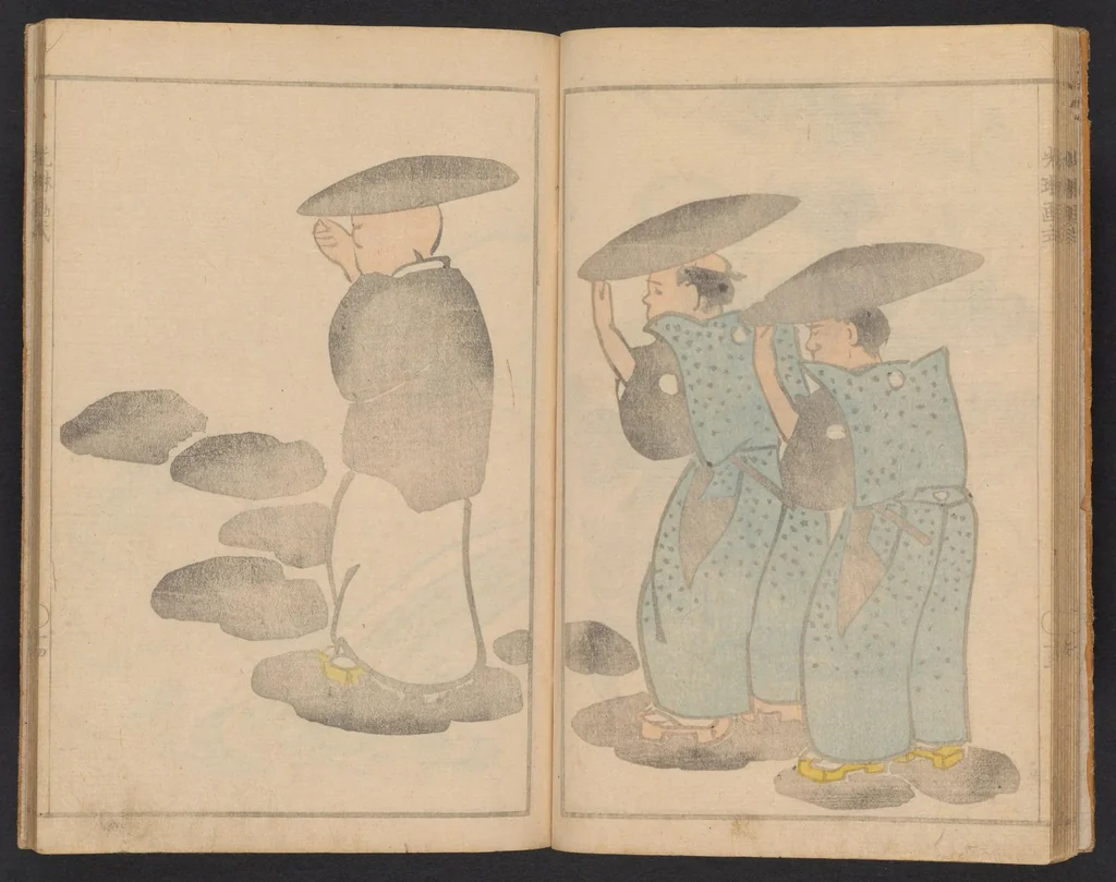 An illustration from Kōrin gashiki : zen, 1818, leaf 16