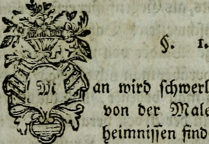An illustration from Köremons Ehrenmitgliedes der Akademie von St. Lucas in Rom, auch verschiedener andrer Akademien in Italien und Deutschland, Natur und Kunst in Gemälden, Bildhauereyen, Gebäuden und Kupferstichen : zum Unterricht der Schüler, und Vergnüngen der Kenner, 1770, leaf 498