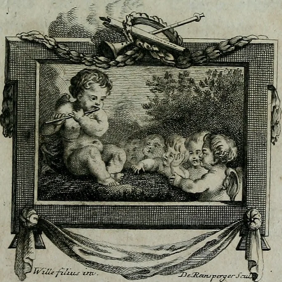 An illustration from Köremons Ehrenmitgliedes der Akademie von St. Lucas in Rom, auch verschiedener andrer Akademien in Italien und Deutschland, Natur und Kunst in Gemälden, Bildhauereyen, Gebäuden und Kupferstichen : zum Unterricht der Schüler, und Vergnüngen der Kenner, 1770, leaf 6