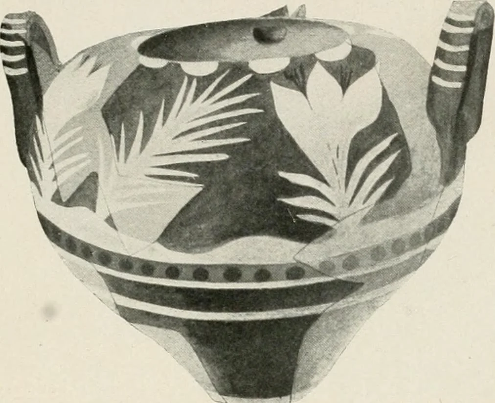 An illustration from Kretische Kunst, 1921, leaf 18