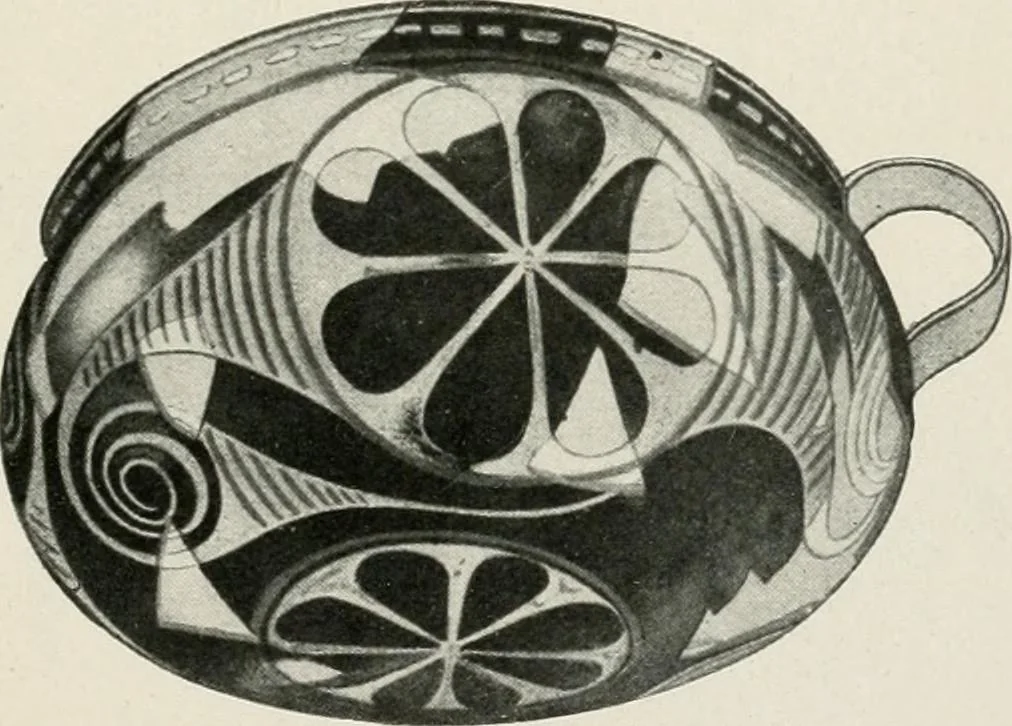 An illustration from Kretische Kunst, 1921, leaf 18