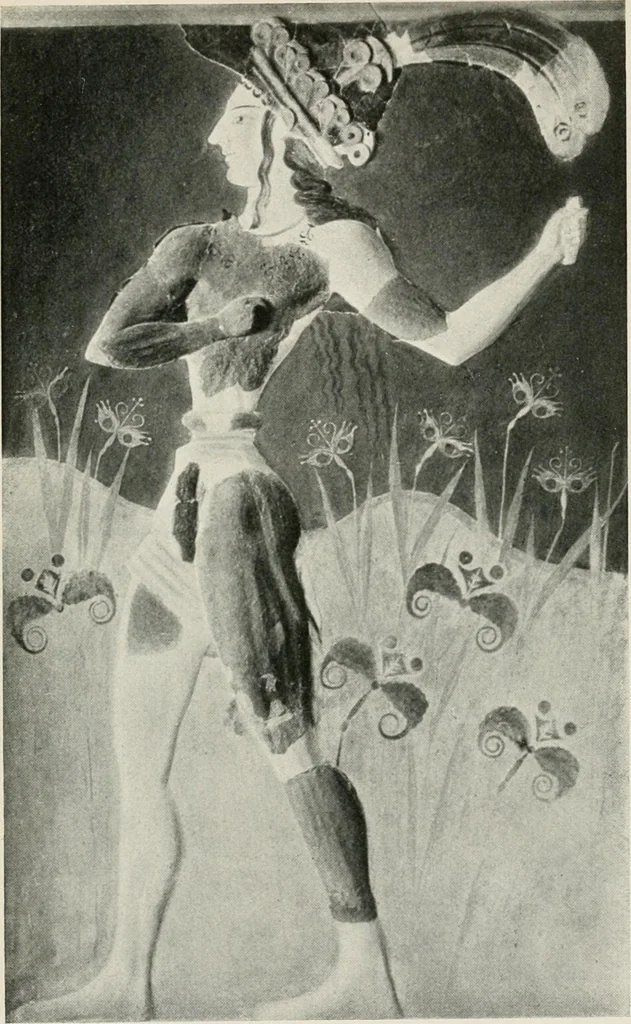 An illustration from Kretische Kunst, 1921, leaf 28