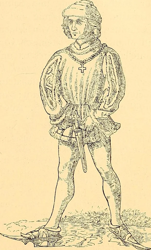 An illustration from Körperpflege und Kleidung bei den Deutschen von den ältesten geschichtlichen Zeiten bis zum 16. Jahrhundert, 1903, leaf 300