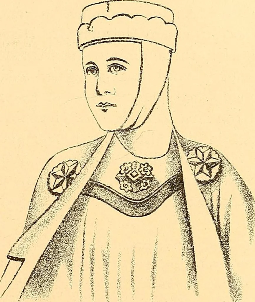 An illustration from Körperpflege und Kleidung bei den Deutschen von den ältesten geschichtlichen Zeiten bis zum 16. Jahrhundert, 1903, leaf 344