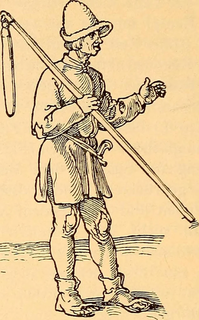 An illustration from Körperpflege und Kleidung bei den Deutschen von den ältesten geschichtlichen Zeiten bis zum 16. Jahrhundert, 1903, leaf 41