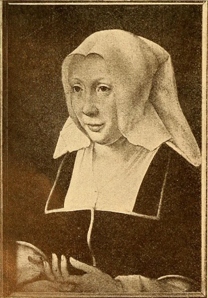An illustration from Körperpflege und Kleidung bei den Deutschen von den ältesten geschichtlichen Zeiten bis zum 16. Jahrhundert, 1903, leaf 45