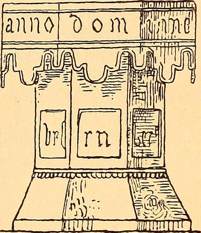 An illustration from Körperpflege und Kleidung bei den Deutschen von den ältesten geschichtlichen Zeiten bis zum 16. Jahrhundert, 1903, leaf 53