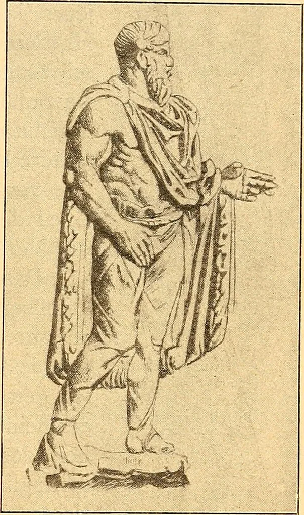 An illustration from Körperpflege und Kleidung bei den Deutschen von den ältesten geschichtlichen Zeiten bis zum 16. Jahrhundert, 1903, leaf 74