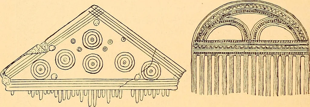 An illustration from Körperpflege und Kleidung bei den Deutschen von den ältesten geschichtlichen Zeiten bis zum 16. Jahrhundert, 1903, leaf 93