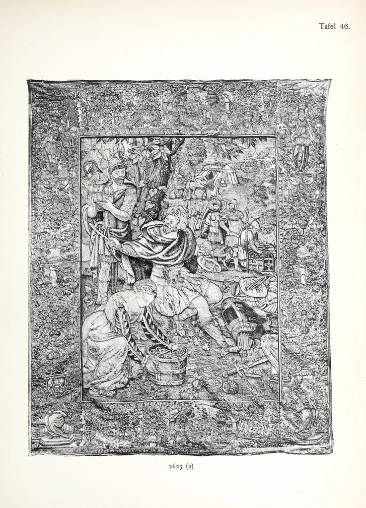 An illustration from Kunstbesitz eines bekannten Norddeutschen Sammlers. Abteilung I, Textilien, 1909, leaf 213